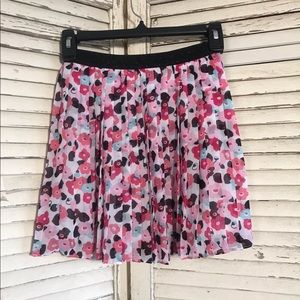 Kate Spade Kids Pleated Floral Skirt Size 12